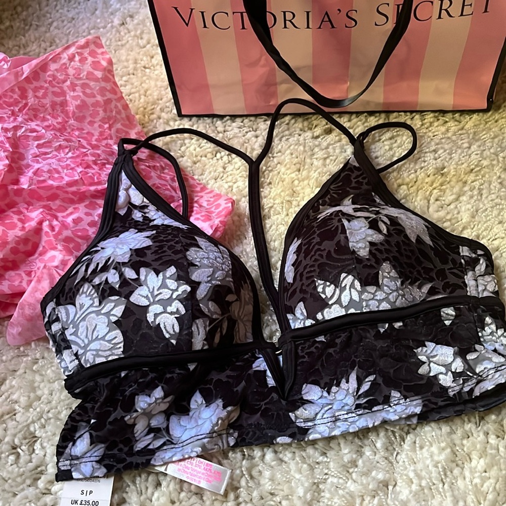 Victoria’s Secret PINK Velvet Bralette S/P